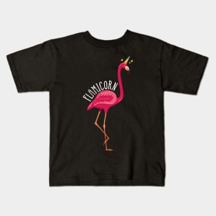 Flamicorn Flamingo And Unicorn Kids T-Shirt